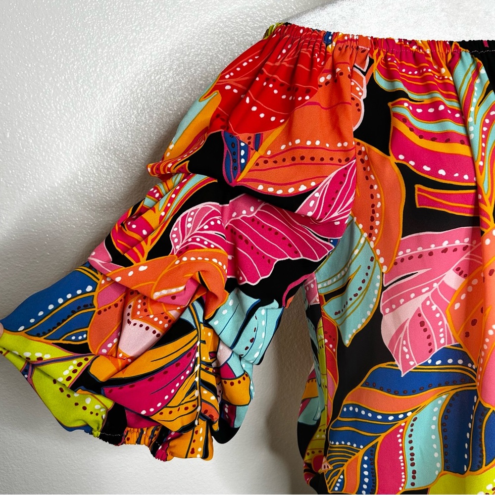 Cece Womens Multicolor Vibrant Patterned Off The … - image 3